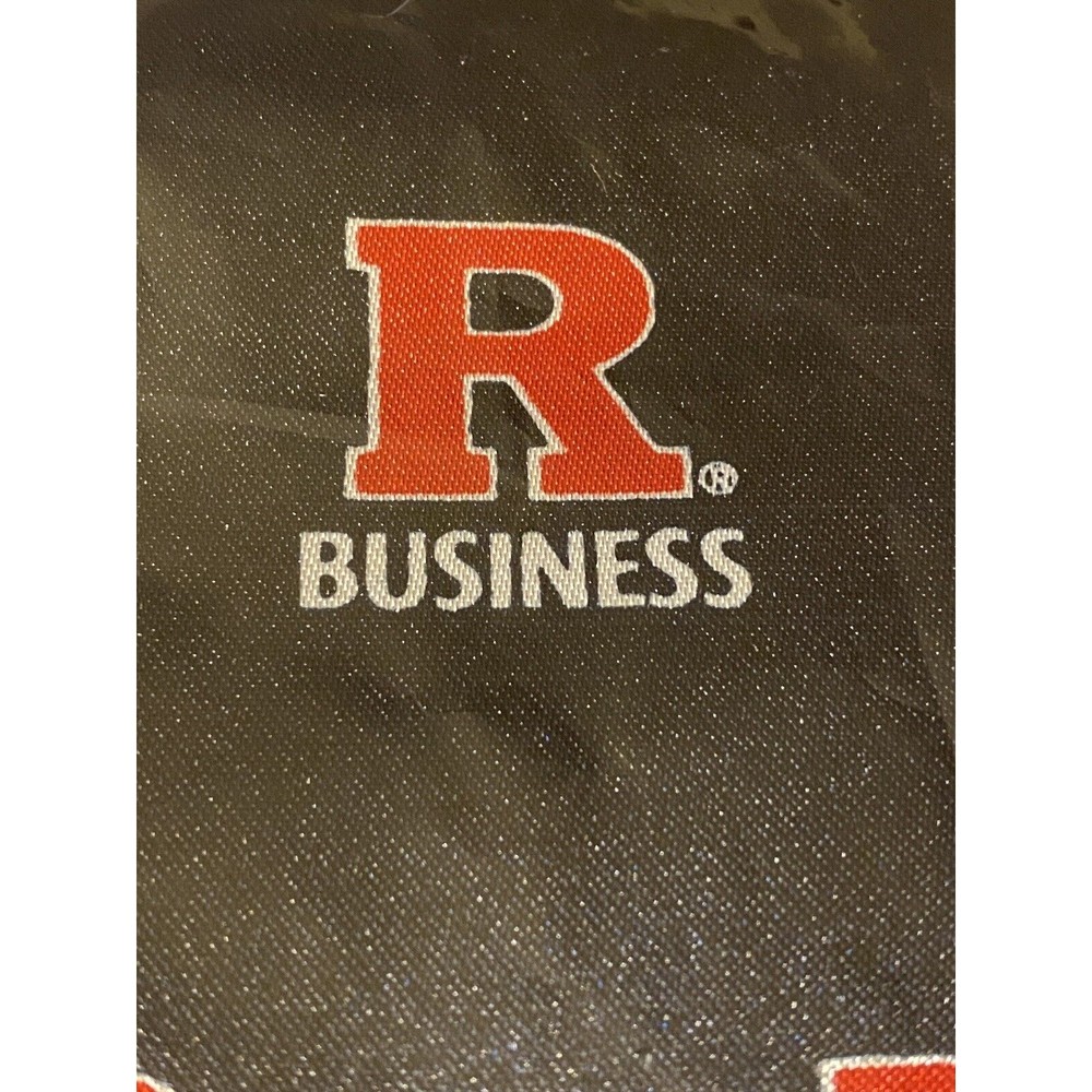 Rutgers Business School Logo Women's Scarf Navy Red Silver 19" x 59"